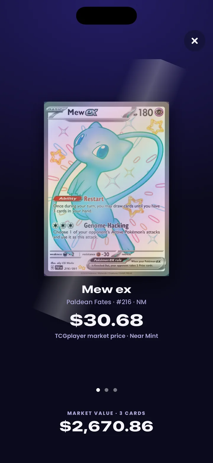 Upsleeve · Scan, price & grade your cards